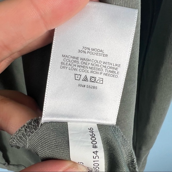 Express Draped Long Sleeve Cardigan Side Tie Size Small Gray Casual Open Front - Picture 7 of 7